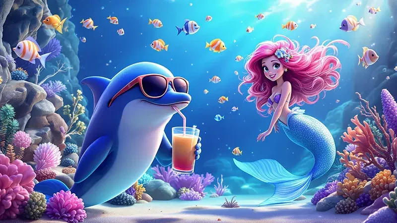 Adegan target laut untuk kategori permainan tembak ikan ROGTOTO